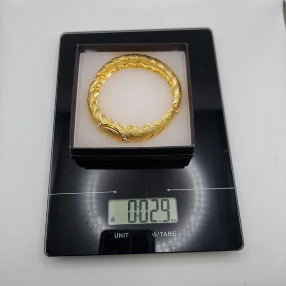 Camrose & Kross Large Link Bracelet 7" with Rhinesones, has Extender 1". VGC. - Picture 14 of 14